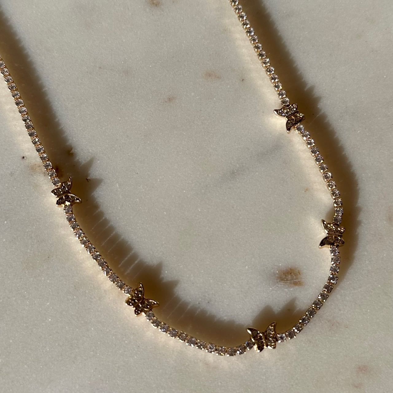 Icy butterfly choker Outlet
