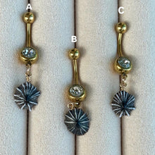 Load image into Gallery viewer, Opihi Dangle Piko Ring
