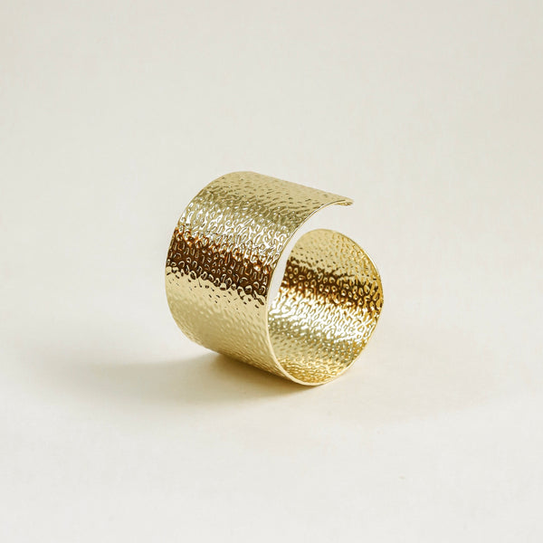 Hammered Gold Cuff