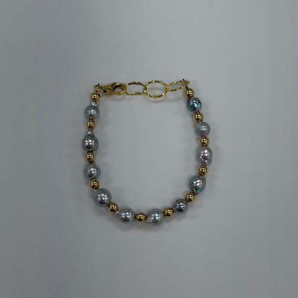 Mini Keiki Akoya Strand Beaded Bracelet/ Anklet