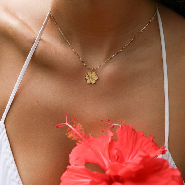 Hibiscus Flower Necklace