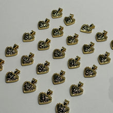 Load image into Gallery viewer, Heart Initial Medallion Necklace
