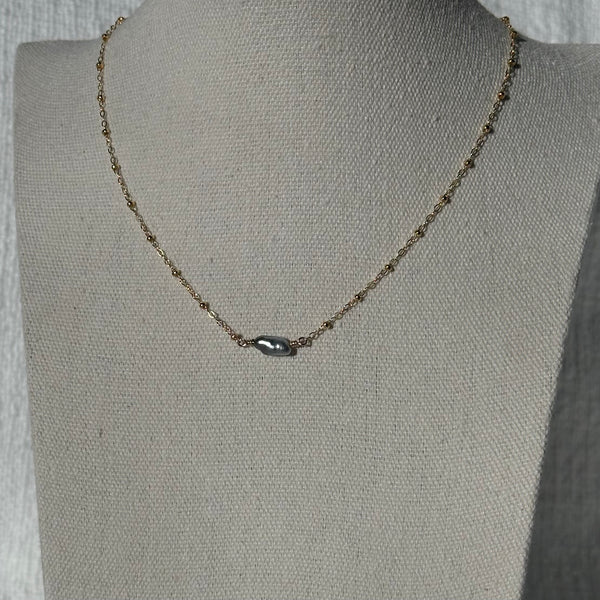 Keshi Satellite Chain Necklace