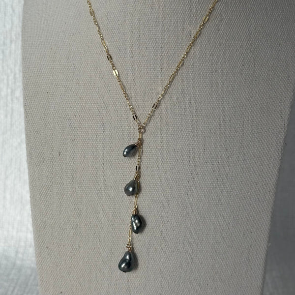 Keshi Pearl Lariat