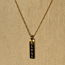 Load image into Gallery viewer, Engraved Bar Necklace
