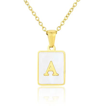 Load image into Gallery viewer, Creamy Initial Necklace
