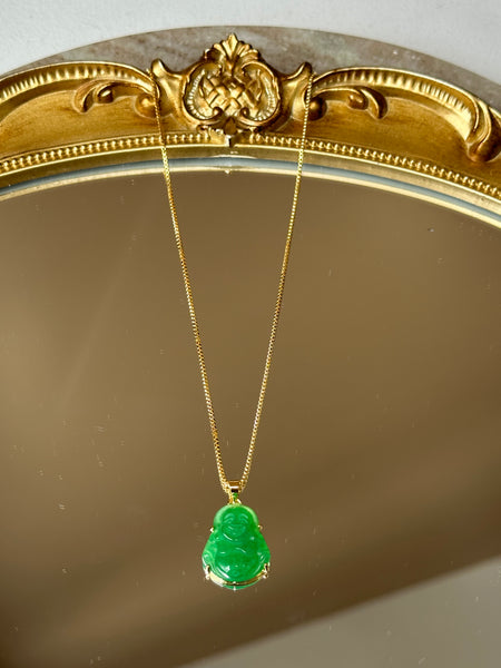 Classic Jade Buddha Necklace