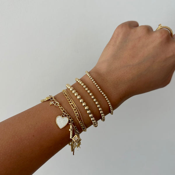 Beaded Bracelet Gold Filled