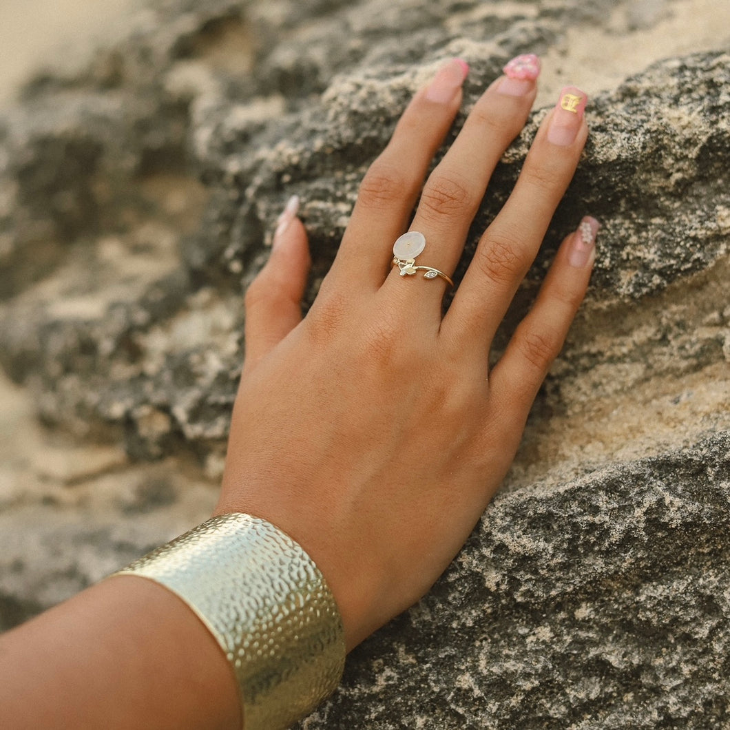 Flutter Jade Ring