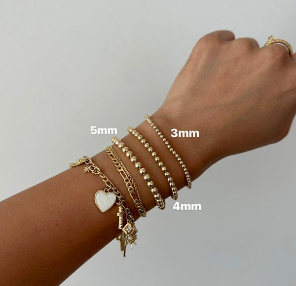 Beaded Bracelet Gold Filled