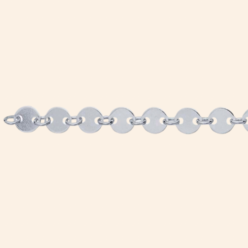 Base Silver Coin Chain