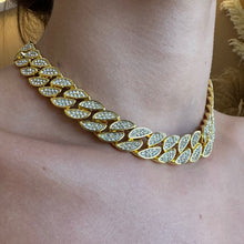 Load image into Gallery viewer, Gold Icy Cuban Choker
