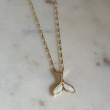Load image into Gallery viewer, Creamy Whale Tale Necklace
