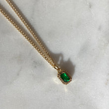 Load image into Gallery viewer, Emerald Pendant Necklace
