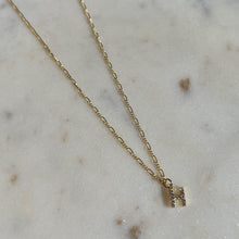 Load image into Gallery viewer, CZ Initial Necklace
