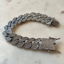 Load image into Gallery viewer, Icy Cuban Chrome Bracelet
