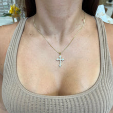Load image into Gallery viewer, Diamond Cross Necklace
