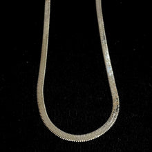 Load image into Gallery viewer, Thin Chrome Herringbone Necklace
