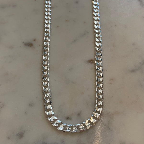 Big Curb Chrome Chain