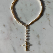 Load image into Gallery viewer, Rosary Lariat Necklace

