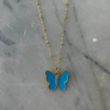 Load image into Gallery viewer, Neon Giving Me Butterflies Necklace
