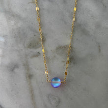 Load image into Gallery viewer, Mermaid Crystal Gratitude Necklace
