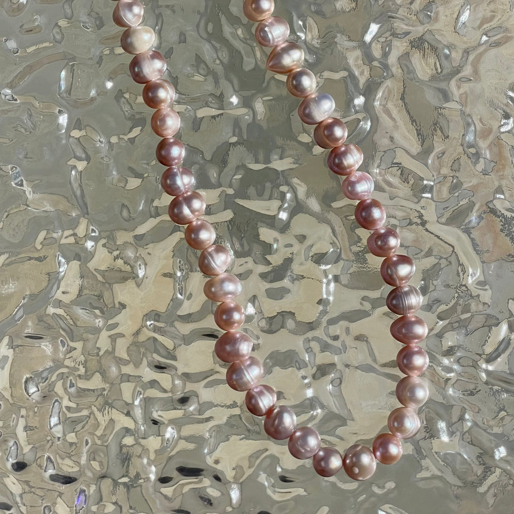 Pink Pearl Necklace